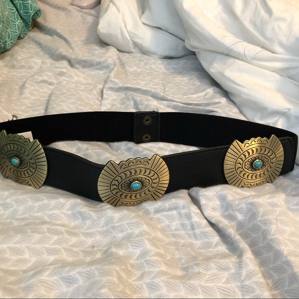 Western concho style belt